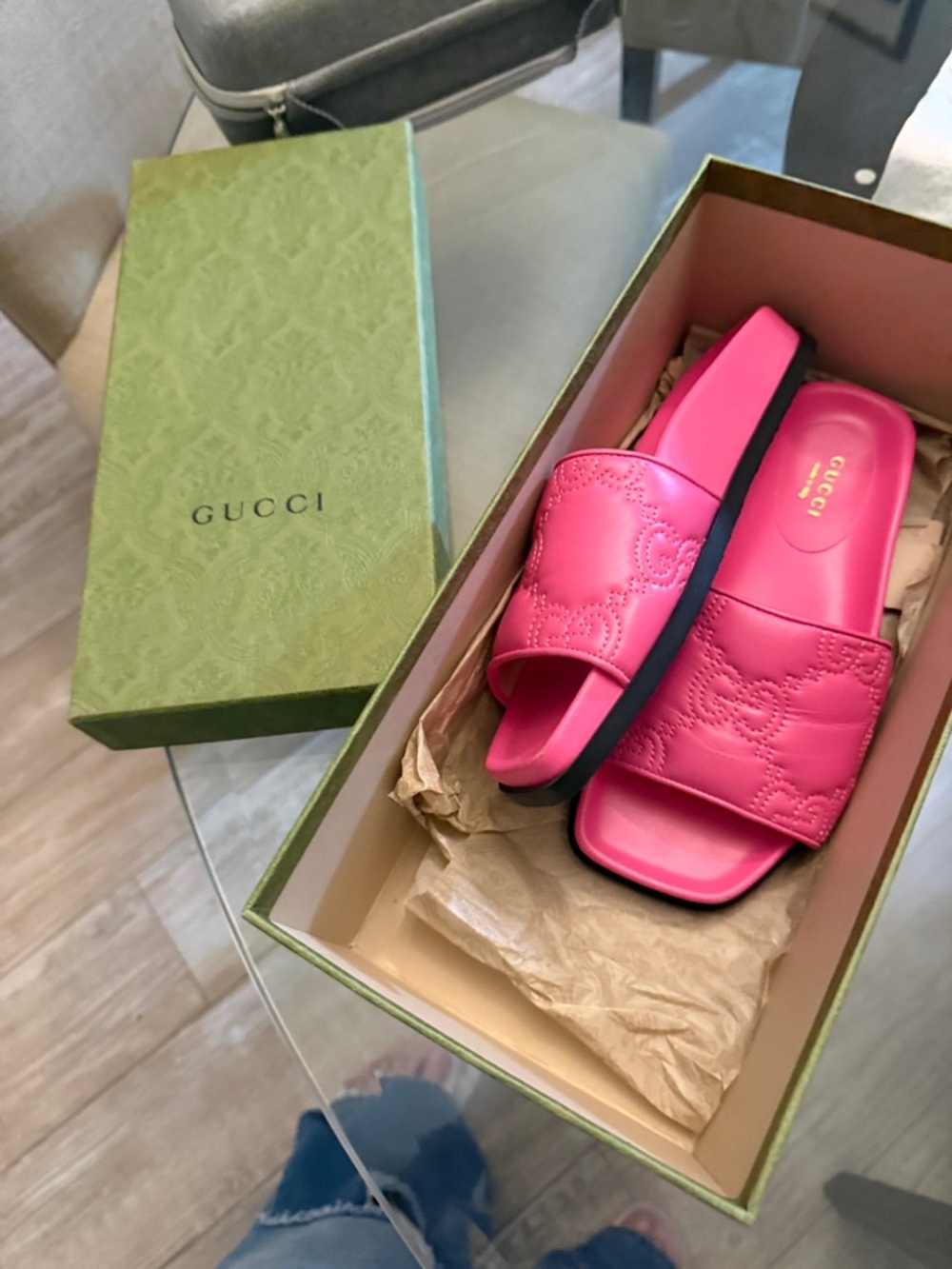 Gucci Hot Pink Sandals - Picture 2 of 6